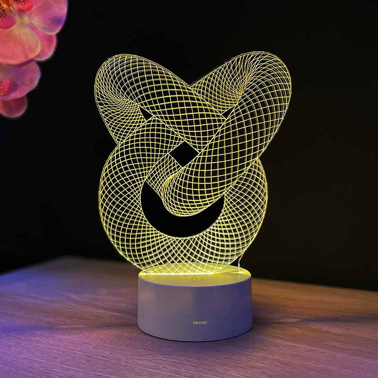 Love Knot 3D illusion lamp