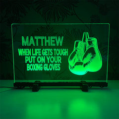 Ring Ready Boxer's Glow Sign