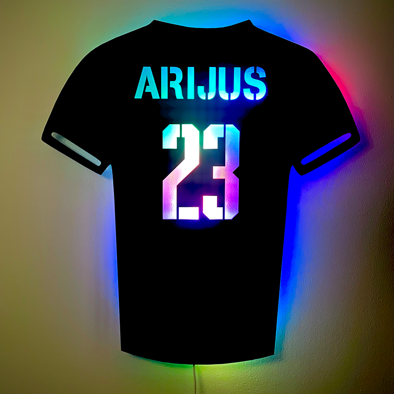 Personalised Acrylic LED Glow Wall Art