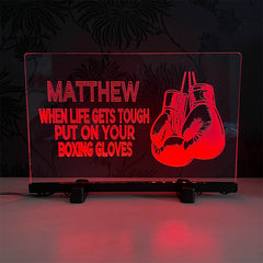 Ring Ready Boxer's Glow Sign
