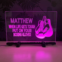 Ring Ready Boxer's Glow Sign