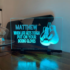 Ring Ready Boxer's Glow Sign