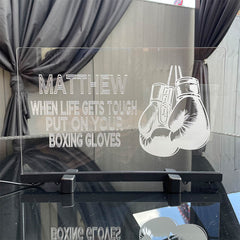 Ring Ready Boxer's Glow Sign