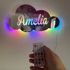 Personalised Mirror LED Wall Decor