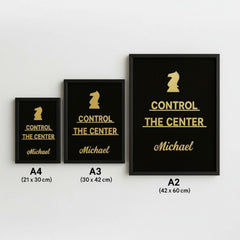 Personalised Chess Quote Frame