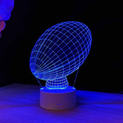 Rugby 3D illusion lamp