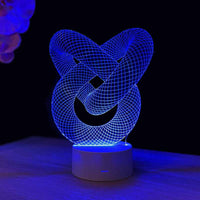 Love Knot 3D illusion lamp