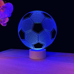 Football 3D illusion lamp