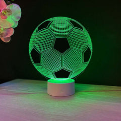 Football 3D illusion lamp