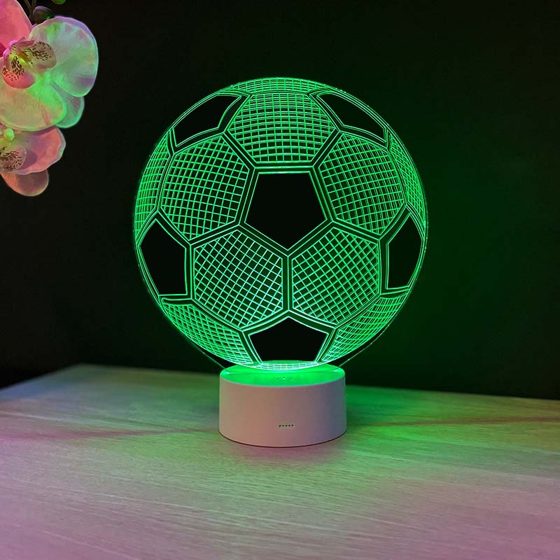 Football 3D illusion lamp