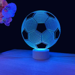 Football 3D illusion lamp