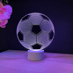 Football 3D illusion lamp