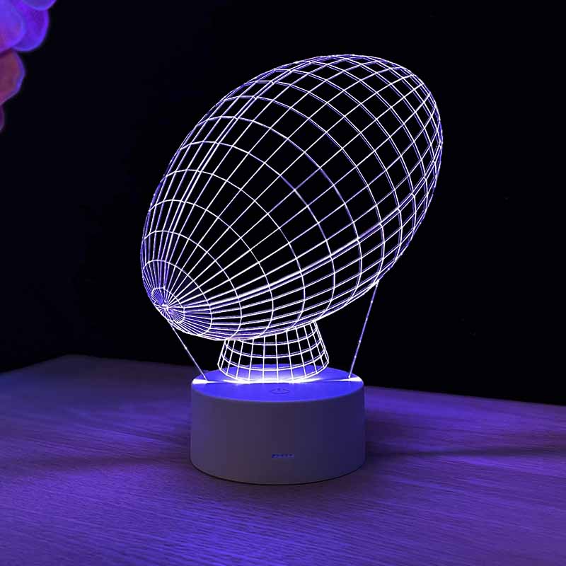 Rugby 3D illusion lamp