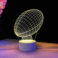 Rugby 3D illusion lamp